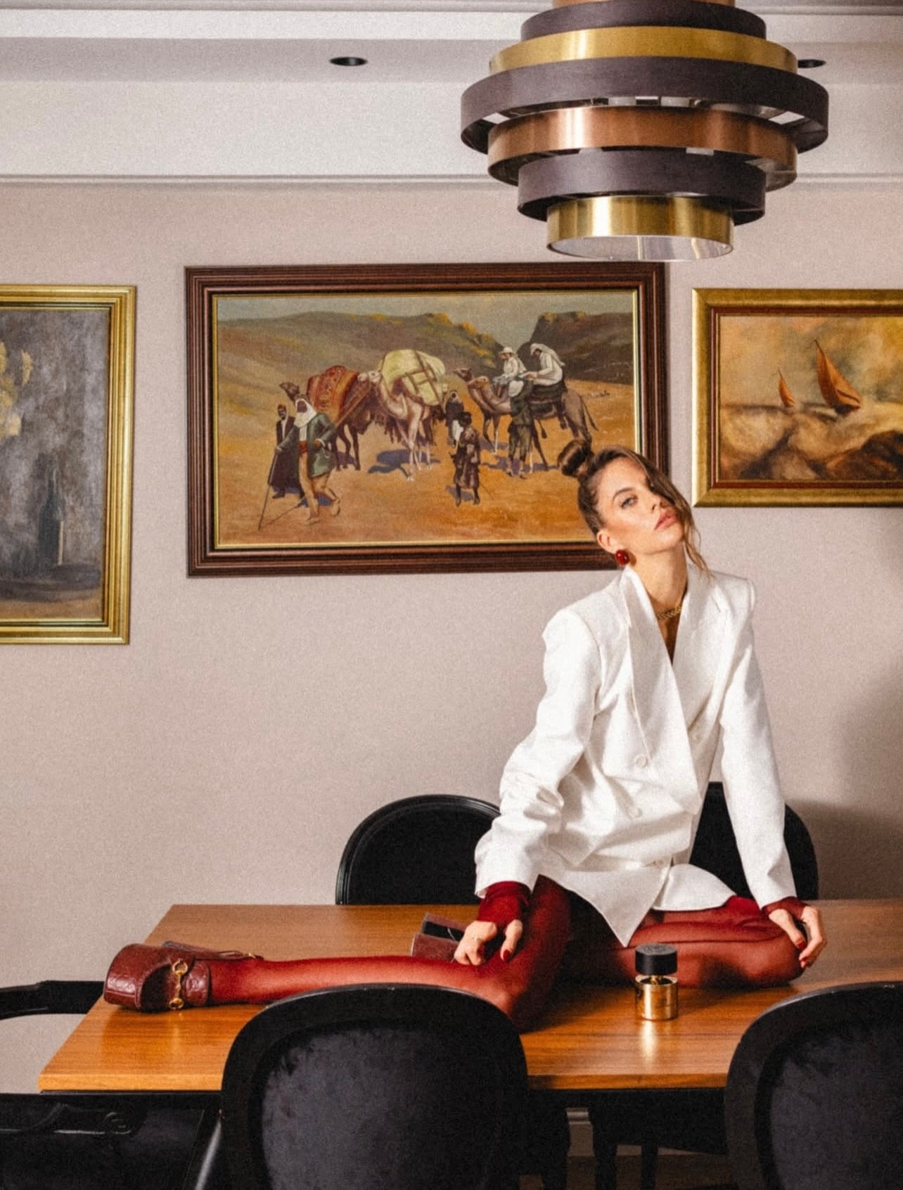 Look 02 — Ivory Blazer